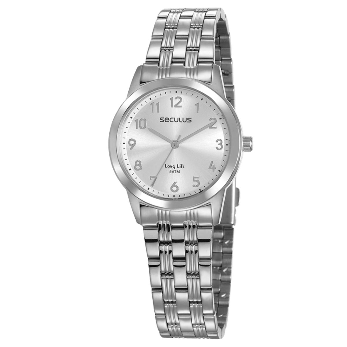 15387965300-1.jpg Relógio Seculus Feminino Monocromático Prata - 77009L0SVNA3 - Imagem 1
