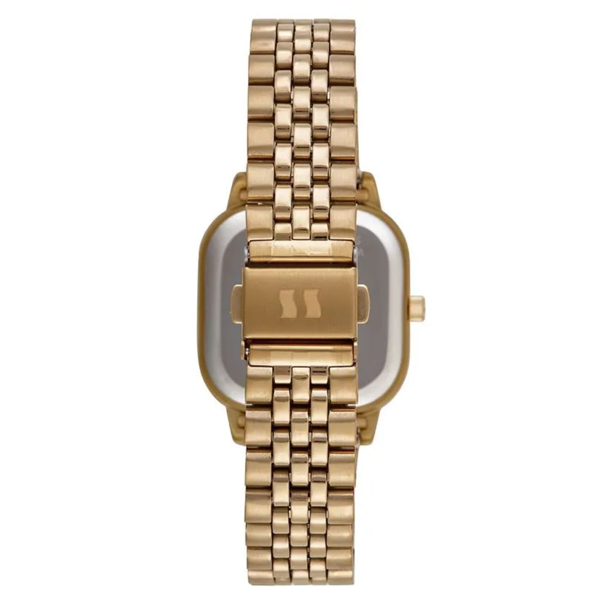15389297958-4.jpg Relógio Seculus Quadrado Minimalista Dourado - 44284LPSVDS1 - Imagem 4